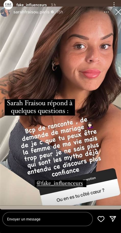 sarah fraisou avant son opération|Sarah Fraisou : à 75 kilos, elle montre fièrement son。